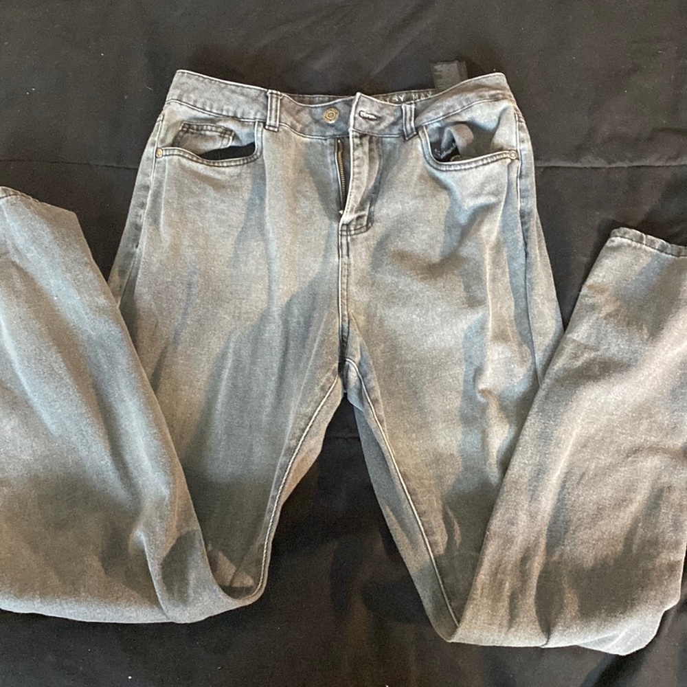 ASOS Faded Black Mom Jeans